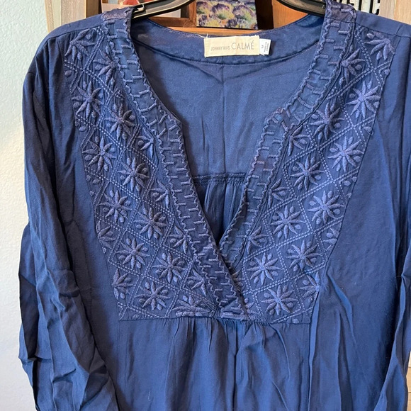 Johnny Was Calmé women’s Hi Lo weekend tunic dress size medium - Picture 6 of 12